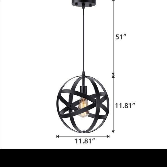 ✨Vintage industrial pendant light set of 2!! ✨ - Picture 4 of 7